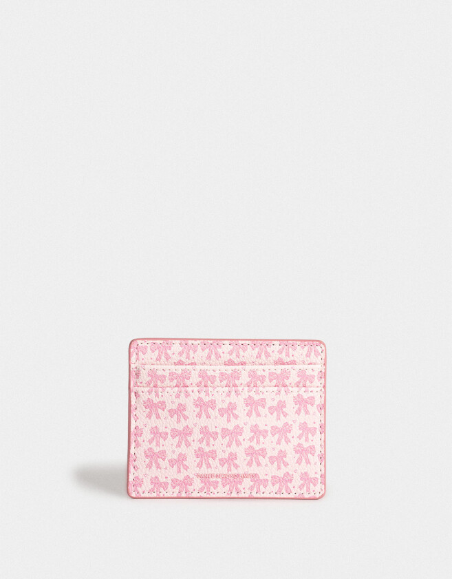 Tarjeteros Tarjetero Estampado - Rosa Viejo