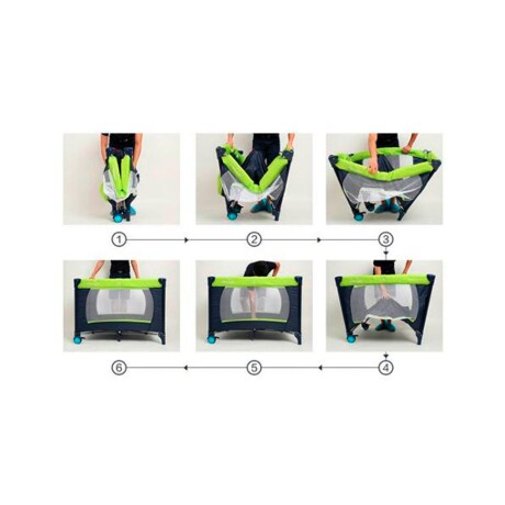 Practicuna con Cambiador Lumax Plegable y Transportable Azul