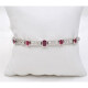 Pulsera Oro 18K, Brillantes Y Rubies Pulsera Oro 18K, Brillantes Y Rubies