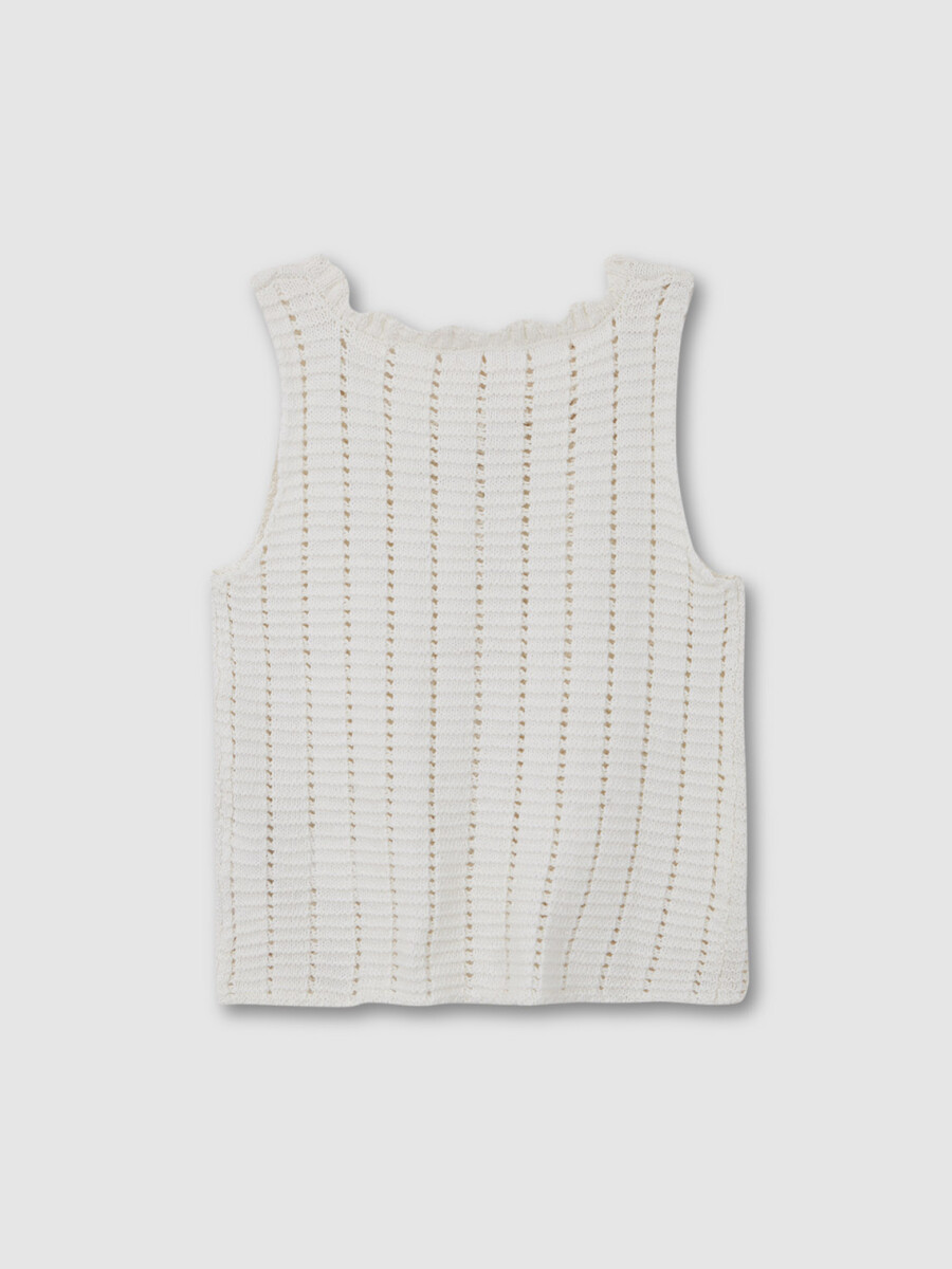Camiseta Crochet Blanco