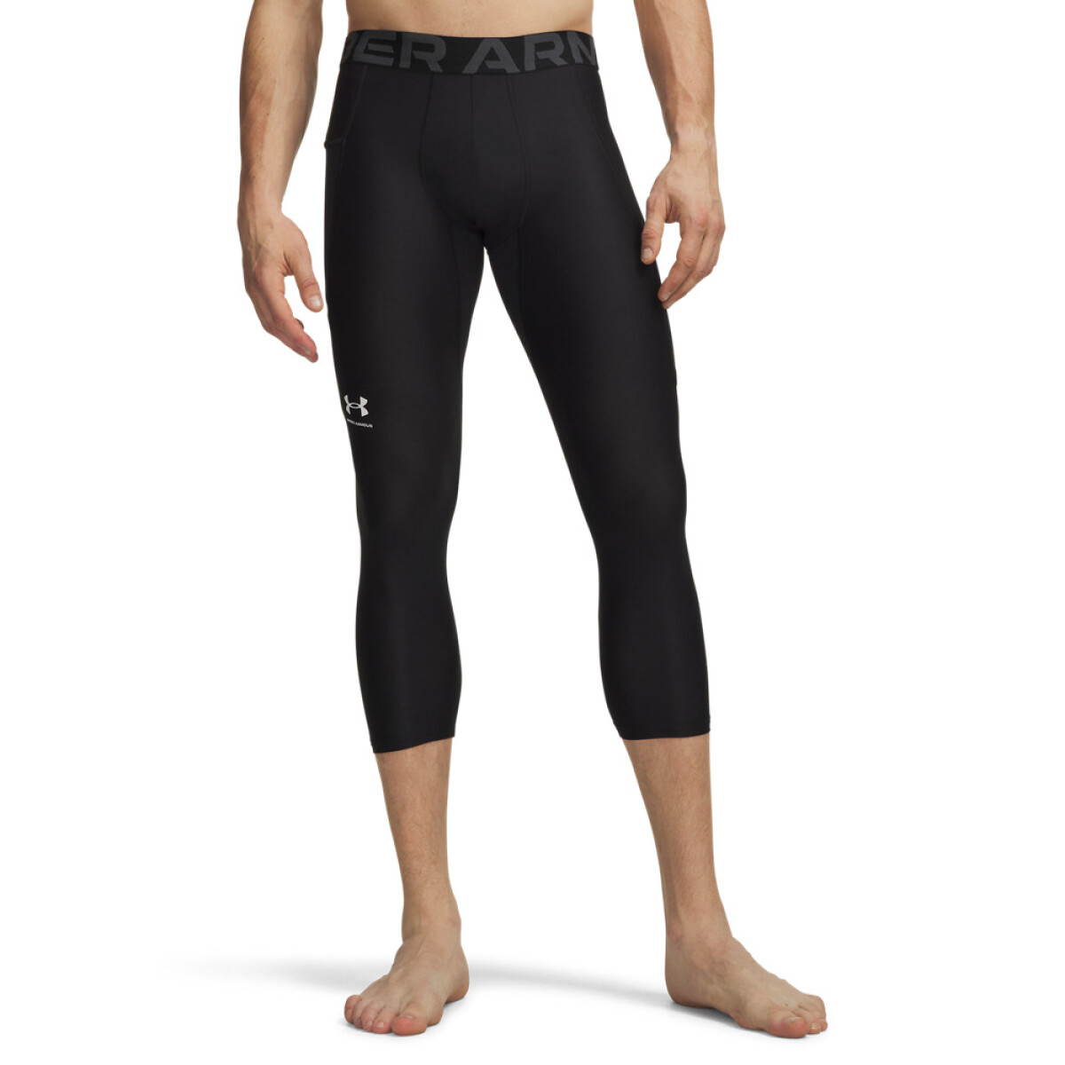 UA HG Armour 3/4 Legging-BLK - BLK-001 