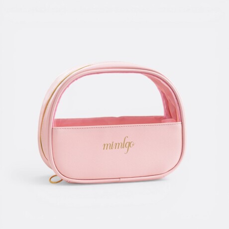 Set Cosmetiquero Neceser Tres Tamaños Rosa