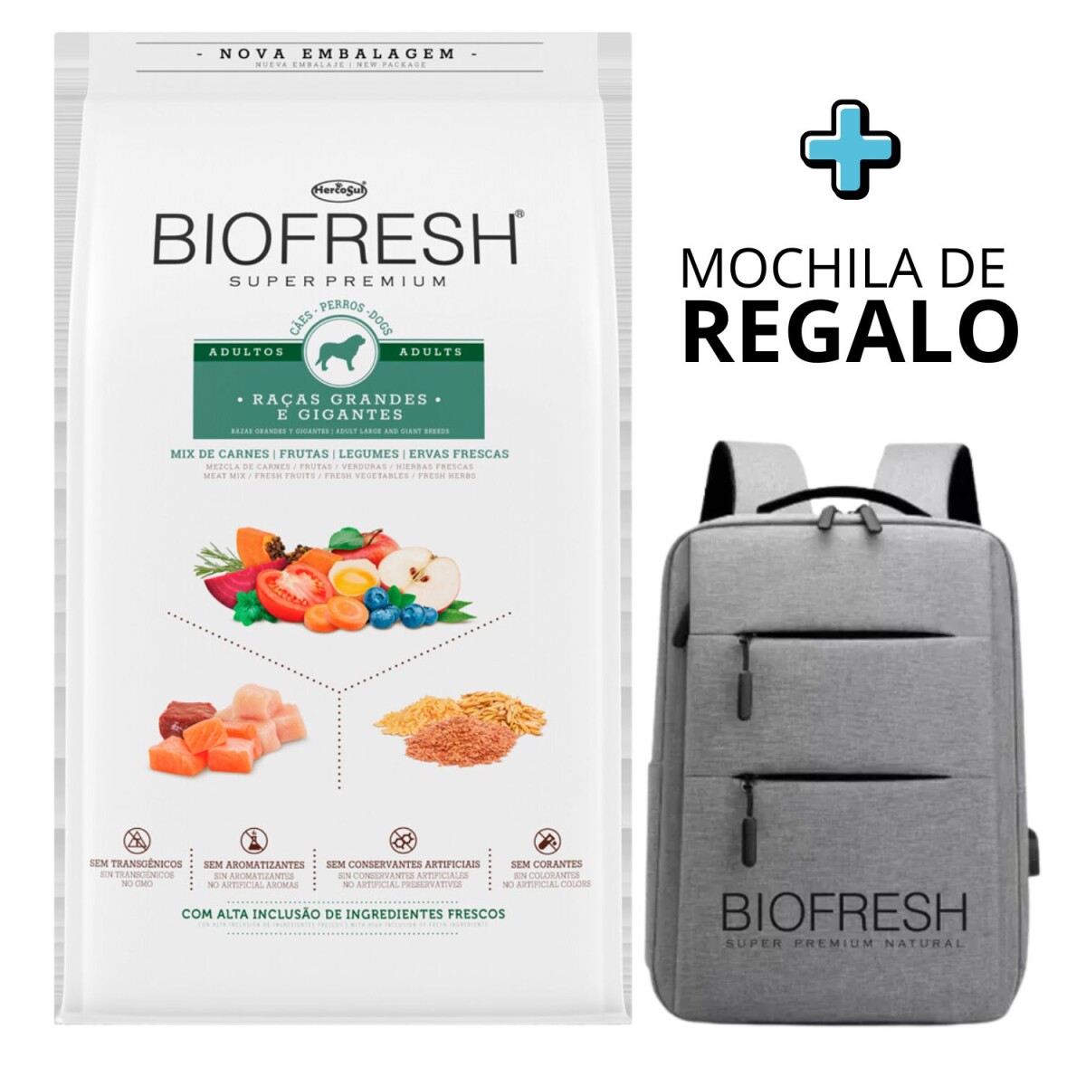 Biofresh Adultos Razas Grandes 15 Kg 