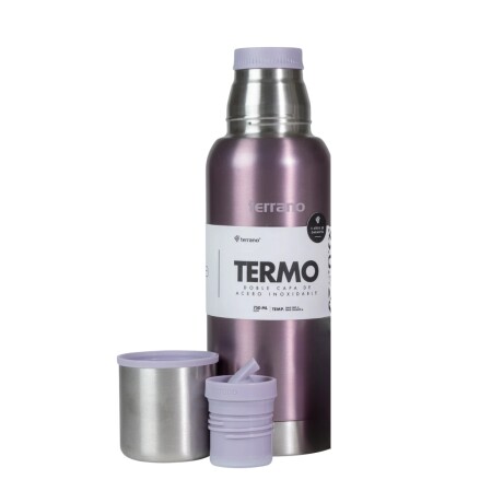 Termo Terrano 750ML Premium Slim LILA-METALICO