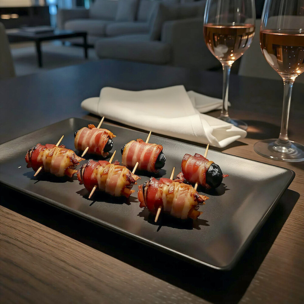 6 Rollitos de Panceta con Ciruela 6 Rollitos de Panceta con Ciruela