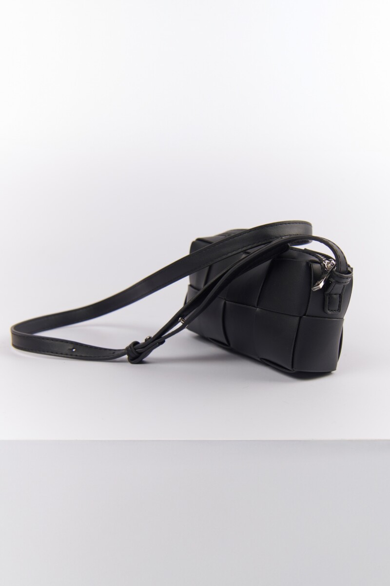 BANDOLERA TRENZADA NEGRO