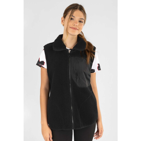 Chaleco sherpa Negro