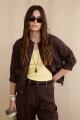 CHAQUETA LINO SOHO MARRON