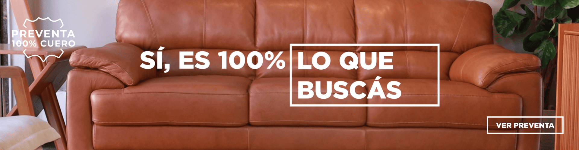 Preventa 100% cuero