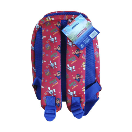 Mochila infantil Paw Patrol de Neopreno Chica 27 x 21 cm Azul