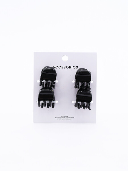 PINZAS SET X 4 NEGRO
