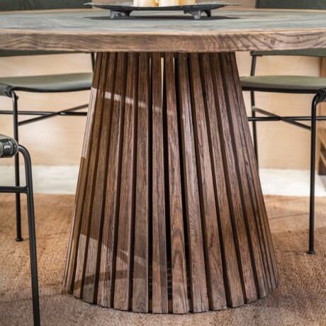 Mesa De Comedor Redonda Zinc 140 Cm U