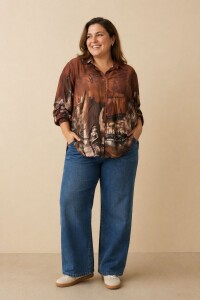 CAMISA CLARISSE Tostado
