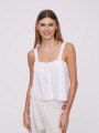 Musculosa Ridiana Marfil / Off White