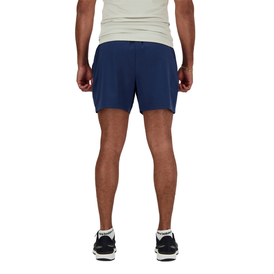 Short de Hombre New Balance Tecnico Azul Marino