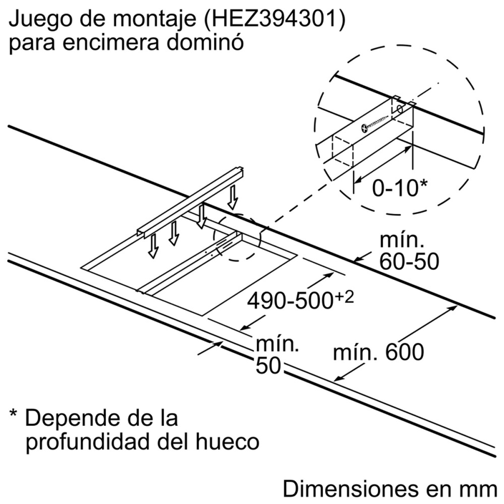 Placa de inducción Bosch PIB375FB1E 30 cm Placa de inducción Bosch PIB375FB1E 30 cm