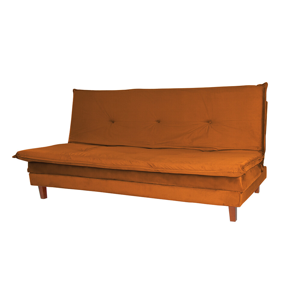 SOFÁ CAMA MODELO MAIA 2 LUGARES COLOR TERRACOTA Sofá Cama Modelo Maia 2 Lugares Color Terracota