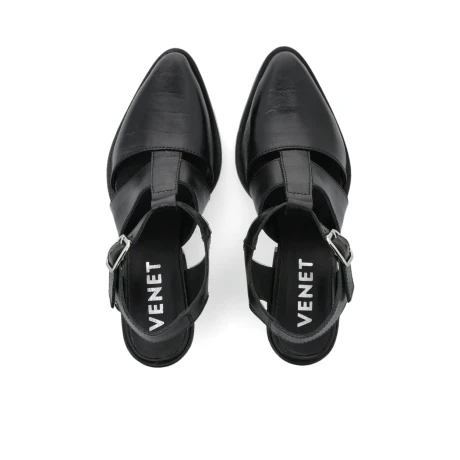 ZAPATO VENET - CUERO SOLANO NEGRO