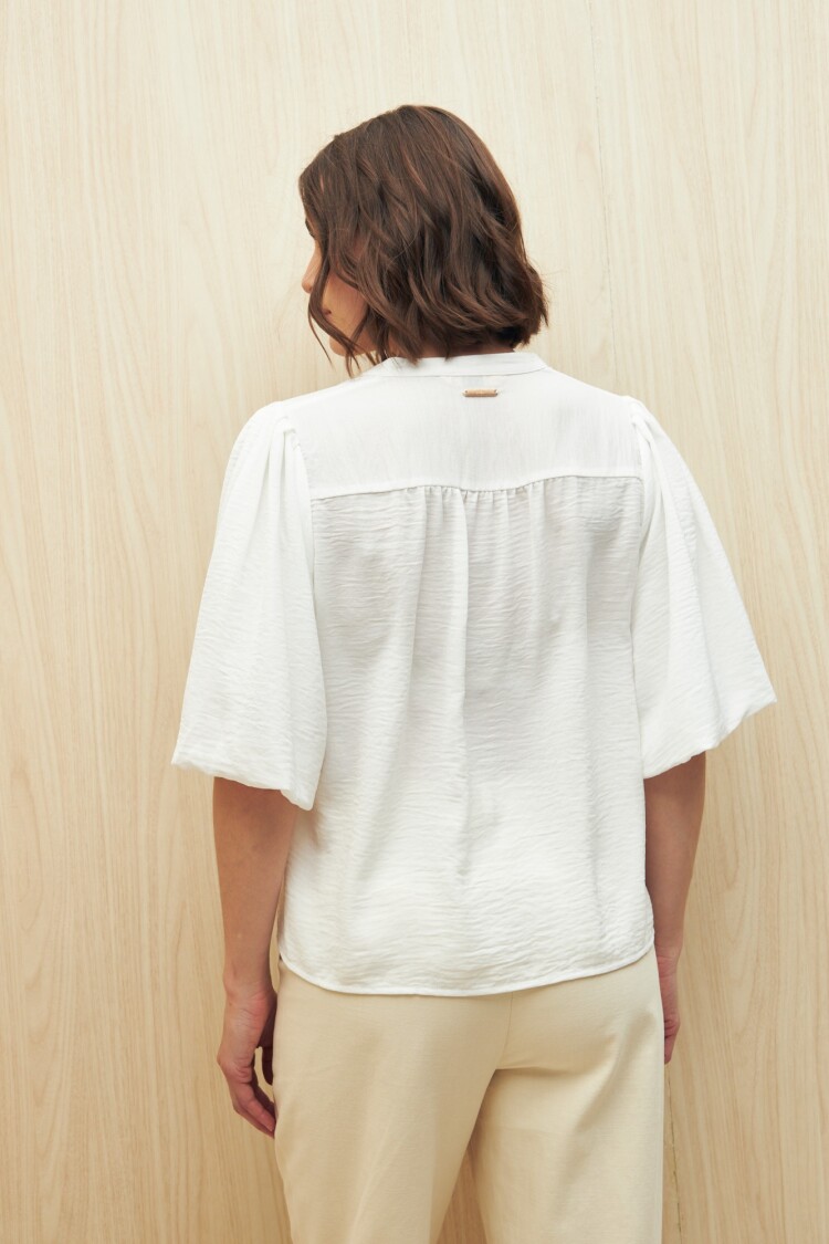 BLUSA PETALO Crudo