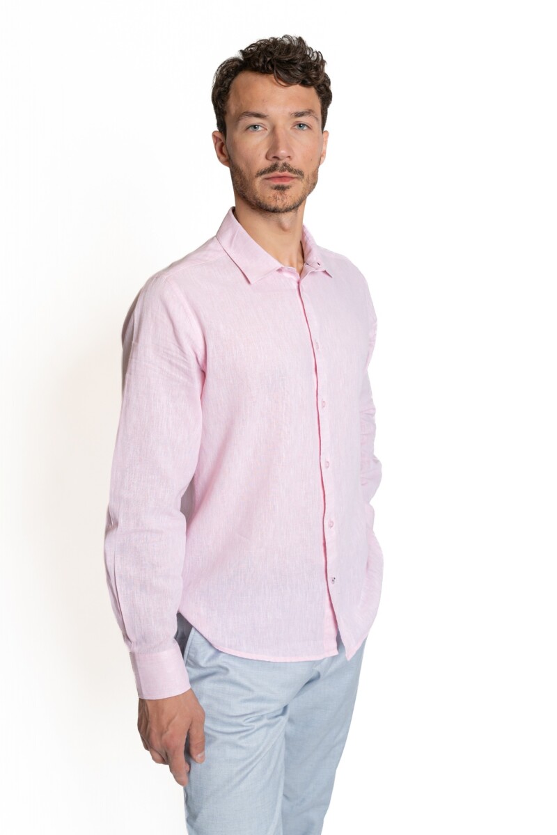 Camisa Lino-Cotton Guarnieri ROSA