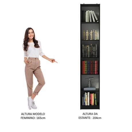 Biblioteca Estantería Lumax 6 Niveles Gris Biblioteca Estantería Lumax 6 Niveles Gris