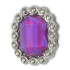Jibbitz Gorgeous Purple Gem Multicolor