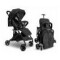 Coche Paragüitas Plegable 3 Posiciones Para Bebe Carriola Negro