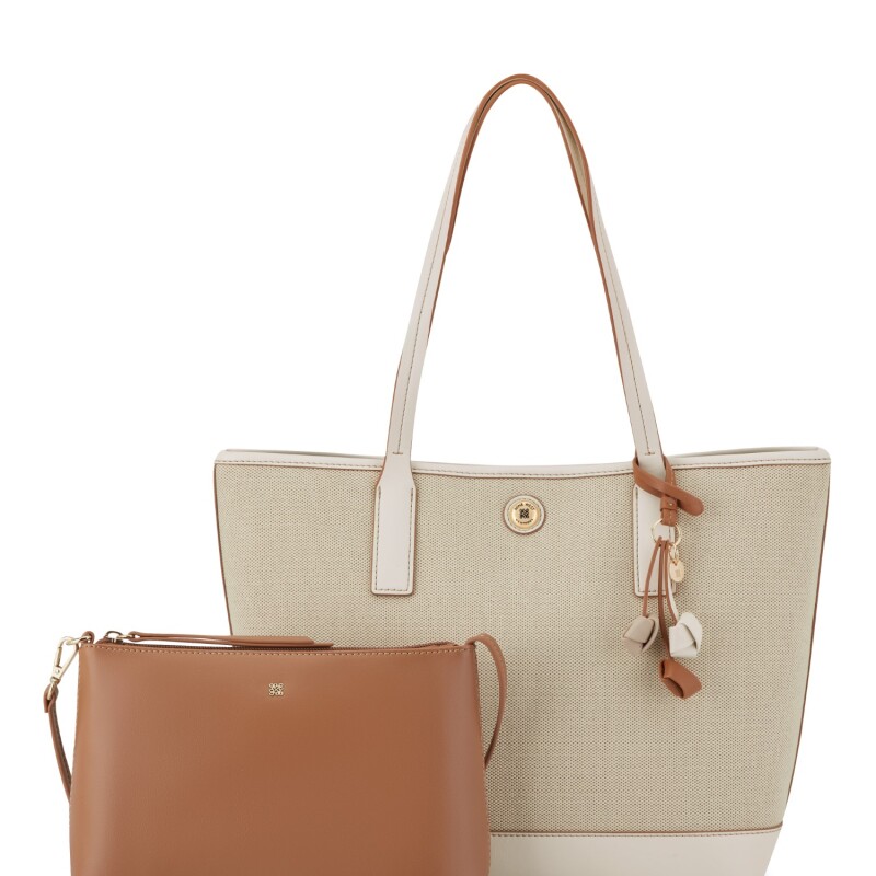 Tote Talley In Natural/cream