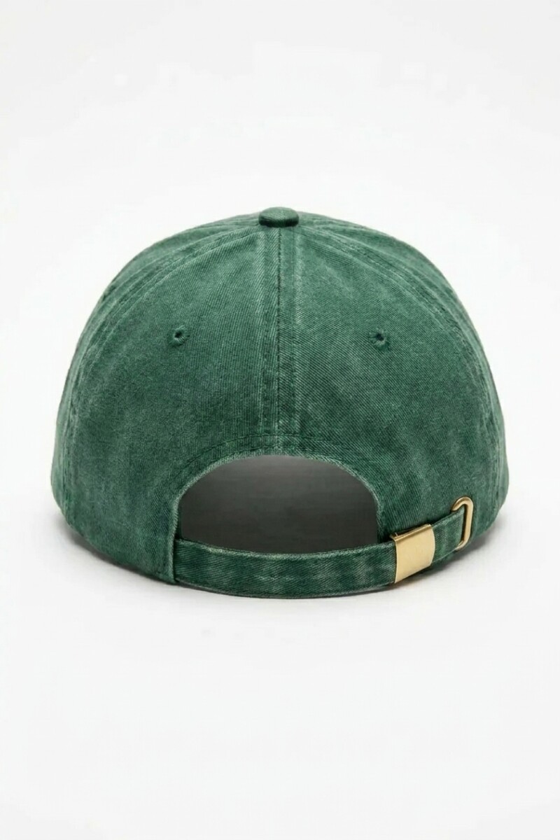 Cap washed verde
