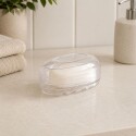 JABONERA OVALADA CON REJILLA DE PLASTICO JABONERA OVALADA CON REJILLA DE PLASTICO