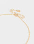 Cadena Corta con Dije Strass Corazón Cadena Con Dije De Corazón - Dorado