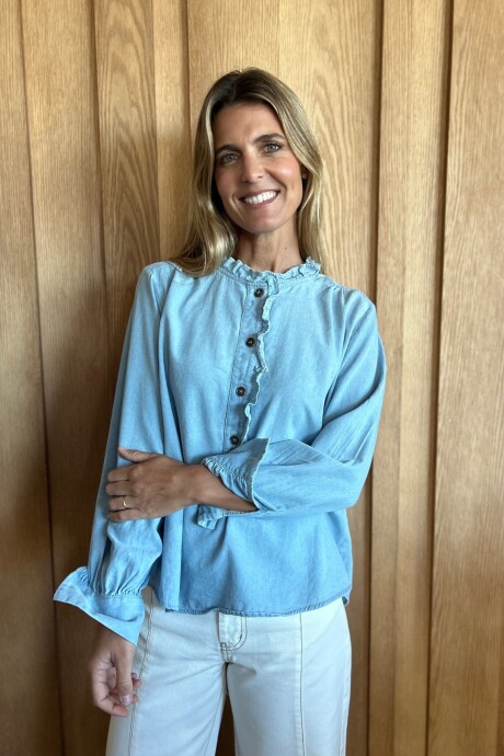 Blusa Sur Denim Celeste