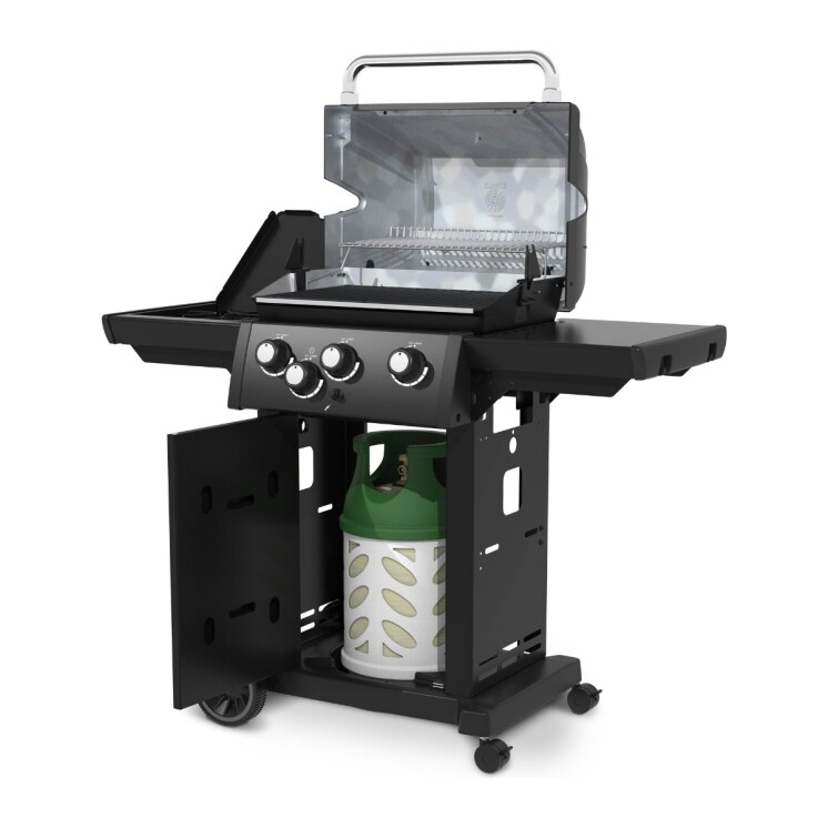 Barbacoa a Gas Broil King Royal 340 Shadow 3 Quemadores con Hornalla Lateral Barbacoa a Gas Broil King Royal 340 Shadow 3 Quemadores con Hornalla Lateral