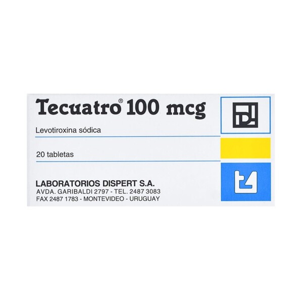 Tecuatro 100 mcg x 20 Comprimidos Tecuatro 100 mcg x 20 Comprimidos