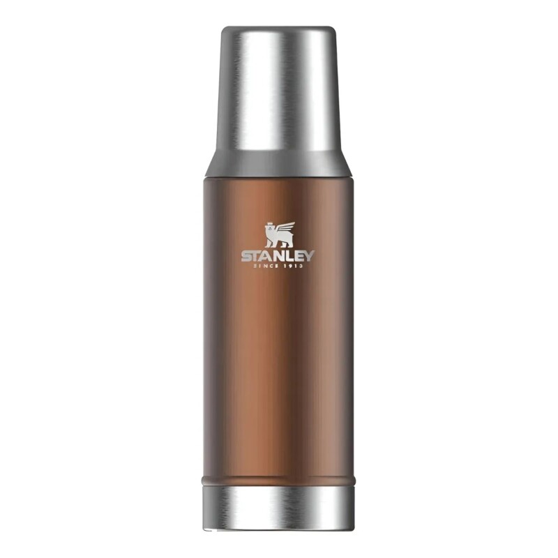 Termo Stanley acero inoxidable tapa mate 2 en 1 800ml Bronce