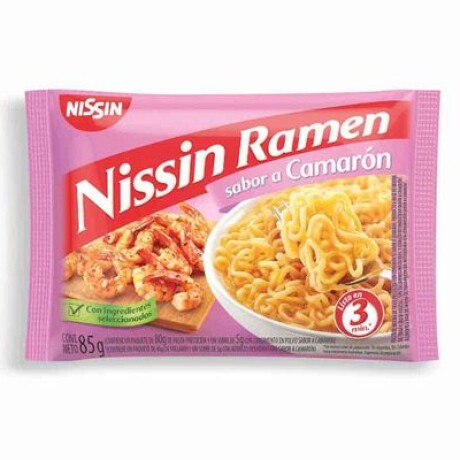 PASTA INSTANTANEA NISSIN RAMEN 80G CAMARON PASTA INSTANTANEA NISSIN RAMEN 80G CAMARON