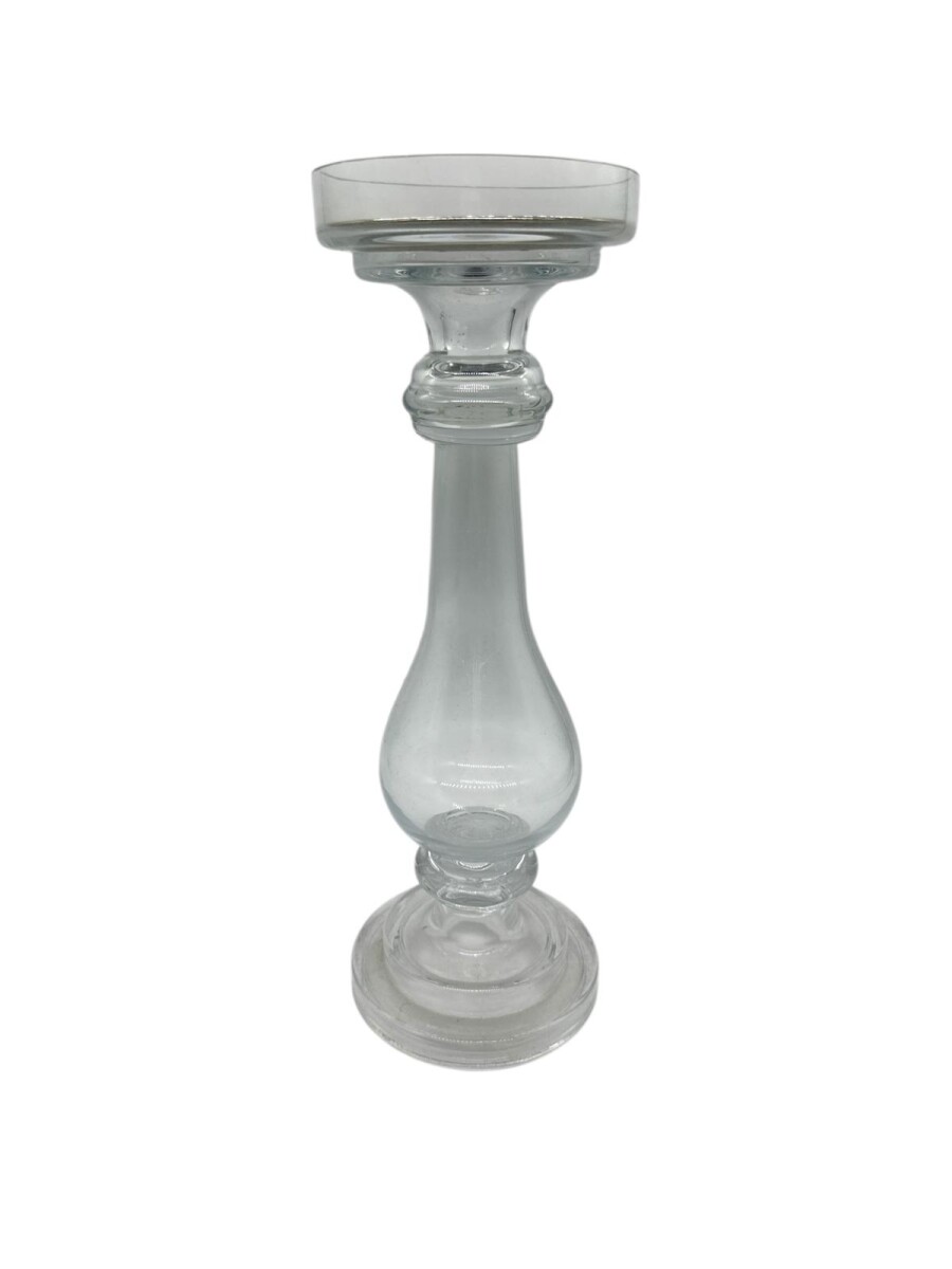 CANDELABRO VIDRIO TRANSPARENTE 