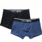 Boxer de Hombre KristoBelga BOXER Pack X 2 Negro - Azul