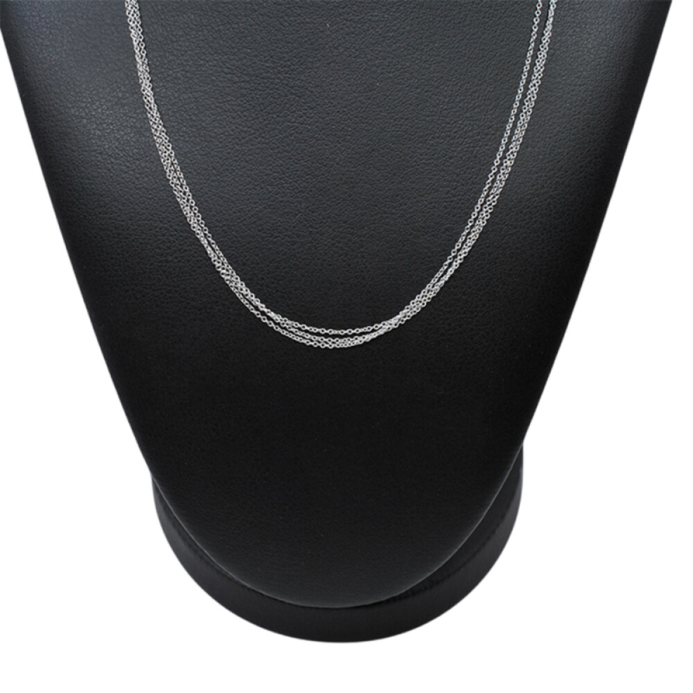 Cadena triple en oro blanco 18k Cadena triple en oro blanco 18k