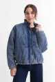 Campera con padding AZUL