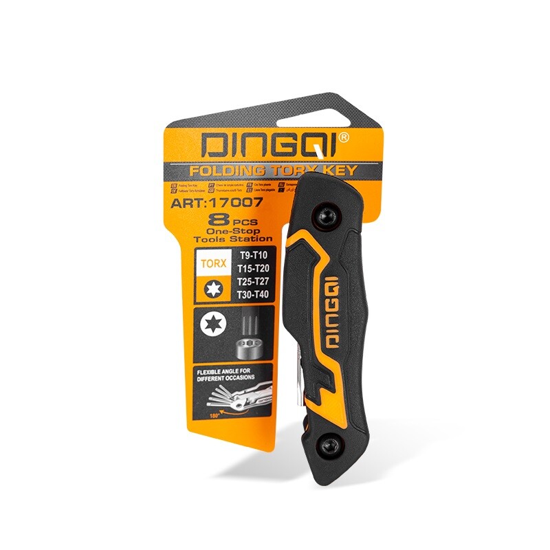 DINGQI JUEGO 8 PIEZAS LLAVES ALLEN HEXAGONALES MILIMETRICAS Dingqi Juego 8 Piezas Llaves Allen Hexagonales Milimetricas