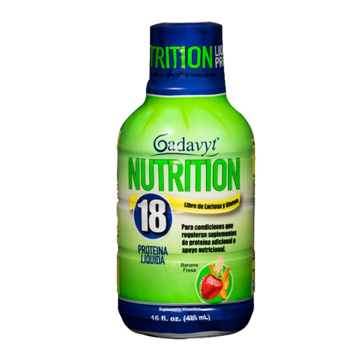 GADAVYT NUTRITION LIQ. PROTEIN 18G FR. única