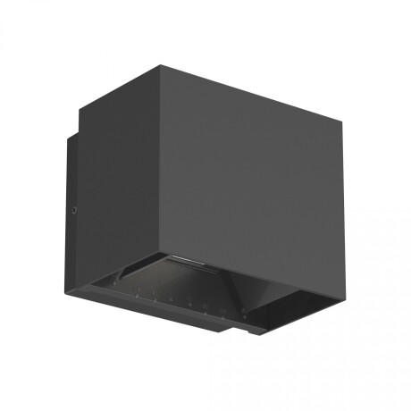 Spot aplique cubo led ángulo regulable 10w IP65 NEGRO