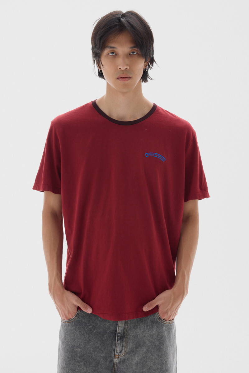 T-shirt Atenos Bordeaux