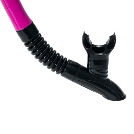 Set Snorkel y Máscara Buceo Vidrio Temp Inspira Pro Bestway Fucsia