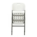 SILLA PLEGABLE REFORZADA PARA EXTERIOR - BLANCA SILLA PLEGABLE REFORZADA PARA EXTERIOR - BLANCA