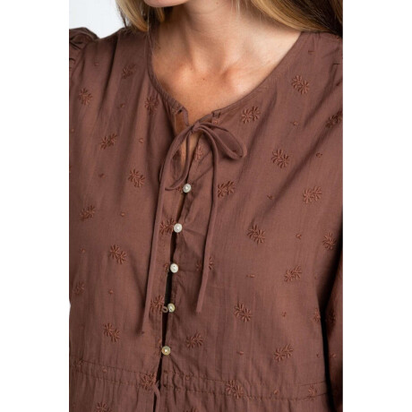 Blusa Broderie Mocha