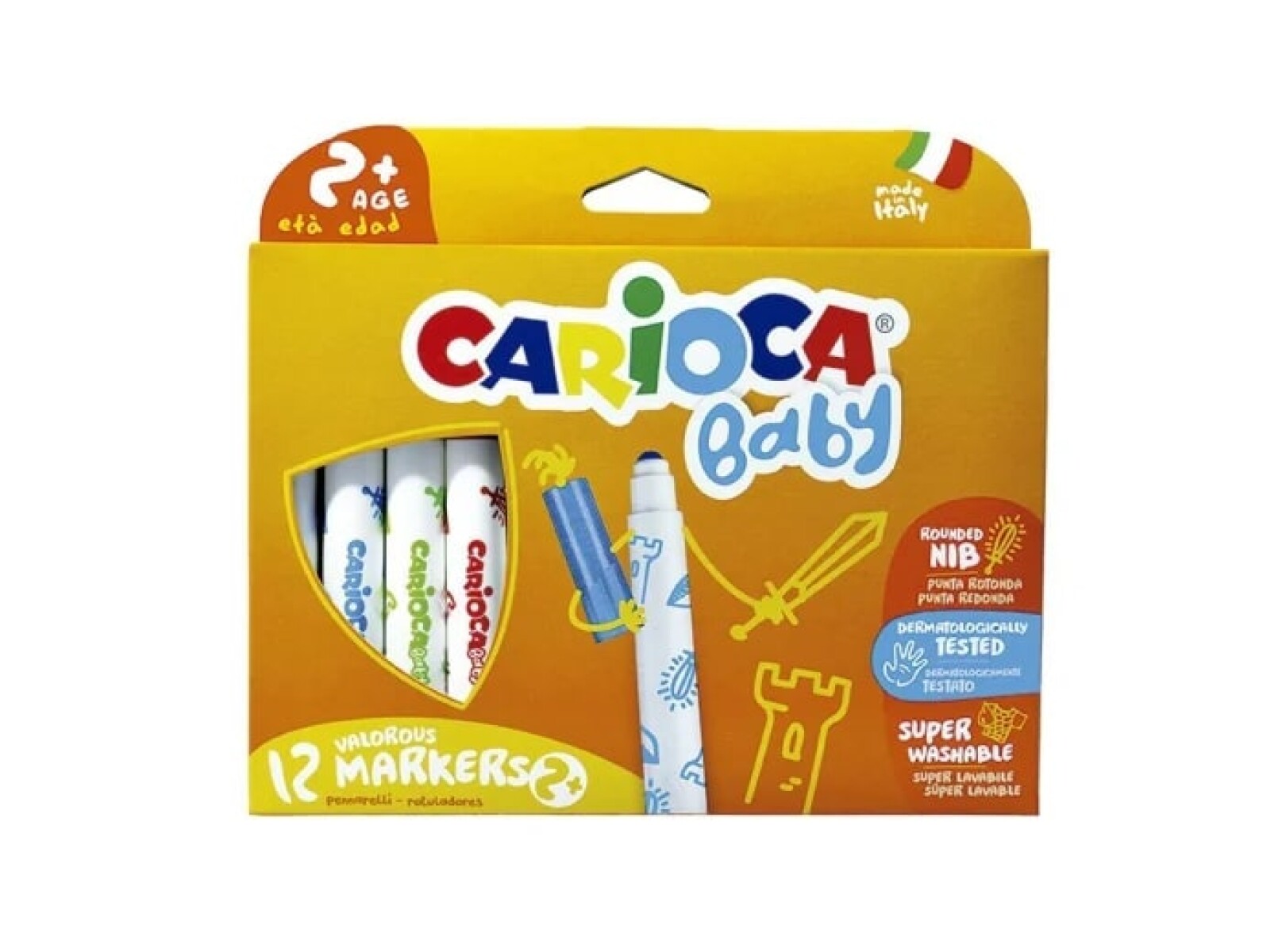 Marcador Carioca Baby x12 