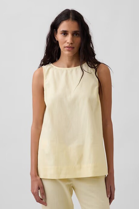 Musculosa De Lino Mujer Maize