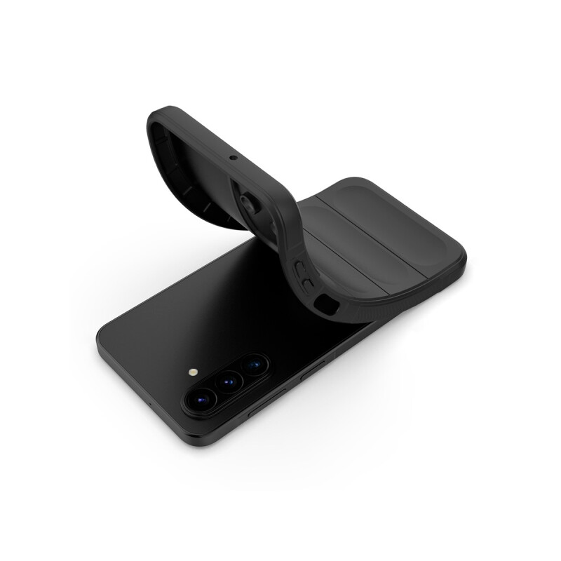 Protector para Samsung Galaxy A17 engomado con textura color negro Protector Para Samsung Galaxy A17 Engomado Con Textura Color Negro